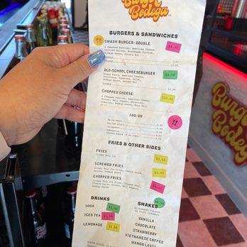 Burger Bodega - Menu - Burgers Near Me - Houston, Texas