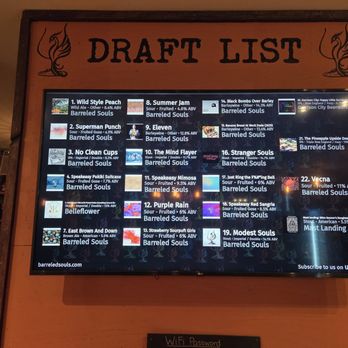 Barreled Souls Brewing Company - Menu - Breweries Near Me - Saco, Maine Barreled Souls Brewing Company - Menu - Breweries Near Me - Saco, Maine