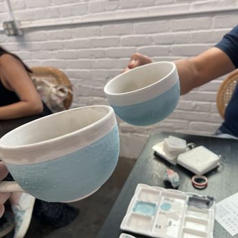 Kitsch - Pre-kiln products, can't wait to see the finished product! - Art Classes Near Me - Fullerton, California