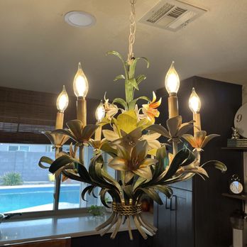 Lights By Mathias - Sockets and wires were fried. Replaced and installed to perfection! - Lighting Fixtures & Equipment Near Me