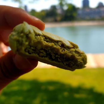 Bon Macaron Patisserie - a person holding a piece of food - Bakeries Near Me - Vancouver, British Columbia Bon Macaron Patisserie - a person holding a piece of food - Bakeries Near Me - Vancouver, British Columbia