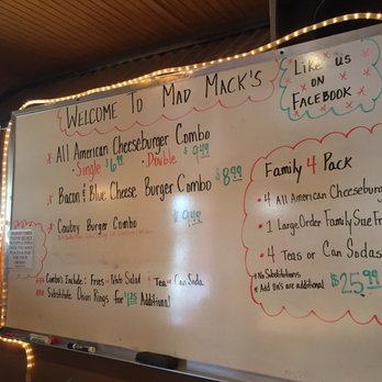 Mad Mack's Burger - Special menu - Burgers Near Me - San Antonio, Texas Mad Mack's Burger - Special menu - Burgers Near Me - San Antonio, Texas
