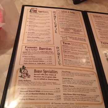 Chuy's - Menu Page 1 - Mexican Near Me - Glen Allen, Virginia Chuy's - Menu Page 1 - Mexican Near Me - Glen Allen, Virginia