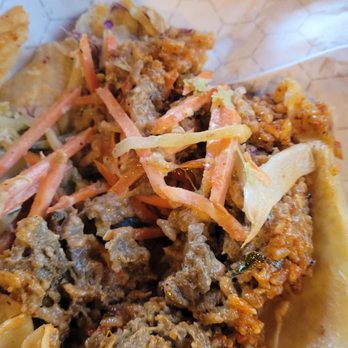 K-Towne 88 - This was the only meat in the entire burrito. I had to dig the little bit out, it was all rice and vegetables. Not worth 14$. Terrible. - Korean Near Me - Rancho Cucamonga, California K-Towne 88 - This was the only meat in the entire burrito. I had to dig the little bit out, it was all rice and vegetables. Not worth 14$. Terrible. - Korean Near Me - Rancho Cucamonga, California