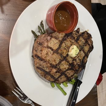 Chefs Kitchen - Marinated ribeye with garlic mashed potatoes & asparagus - Steakhouses Near Me - Pineville, North Carolina Chefs Kitchen - Marinated ribeye with garlic mashed potatoes & asparagus - Steakhouses Near Me - Pineville, North Carolina