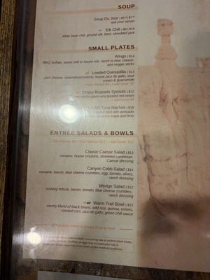 Menu photo 4 The Lodge at Bryce Canyon Dining Room Bryce, UT Menu photo 4 The Lodge at Bryce Canyon Dining Room Bryce, UT
