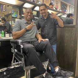 Scottsdale Barber Shop - One of my longtime customers, Kevin Johnson, the former Phoenix Suns legend
