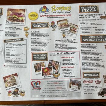 Roosters New Albany - Menu summer 2024 - Pizza Near Me - New Albany, Ohio Roosters New Albany - Menu summer 2024 - Pizza Near Me - New Albany, Ohio