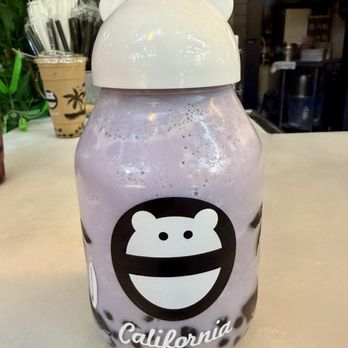 Mini Monster Cafe - Taro coconut blend in 32oz jar - Bubble Tea Near Me - Anaheim, California Mini Monster Cafe - Taro coconut blend in 32oz jar - Bubble Tea Near Me - Anaheim, California