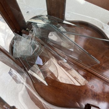 3 Men Movers - Dallas - Destroyed unique, hard to replace curved glass - Movers Near Me - Dallas, Texas