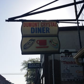 Dumont Crystal Diner - Old style diner sign - Diners Near Me - Dumont, New Jersey