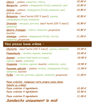 Pizza Fa'Bio - Pizza Near Me - St Max, 54