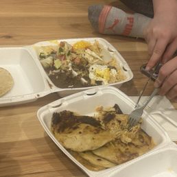 Pork Pupusas, Bistec Al Caballo
