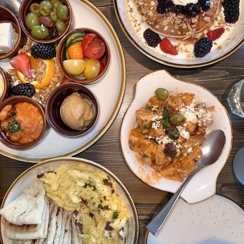 Lokma - Turkish Breakfast For 2, House Potatoes, Greek Yogurt Pancakes - Mediterranean Near Me - San Francisco, California
