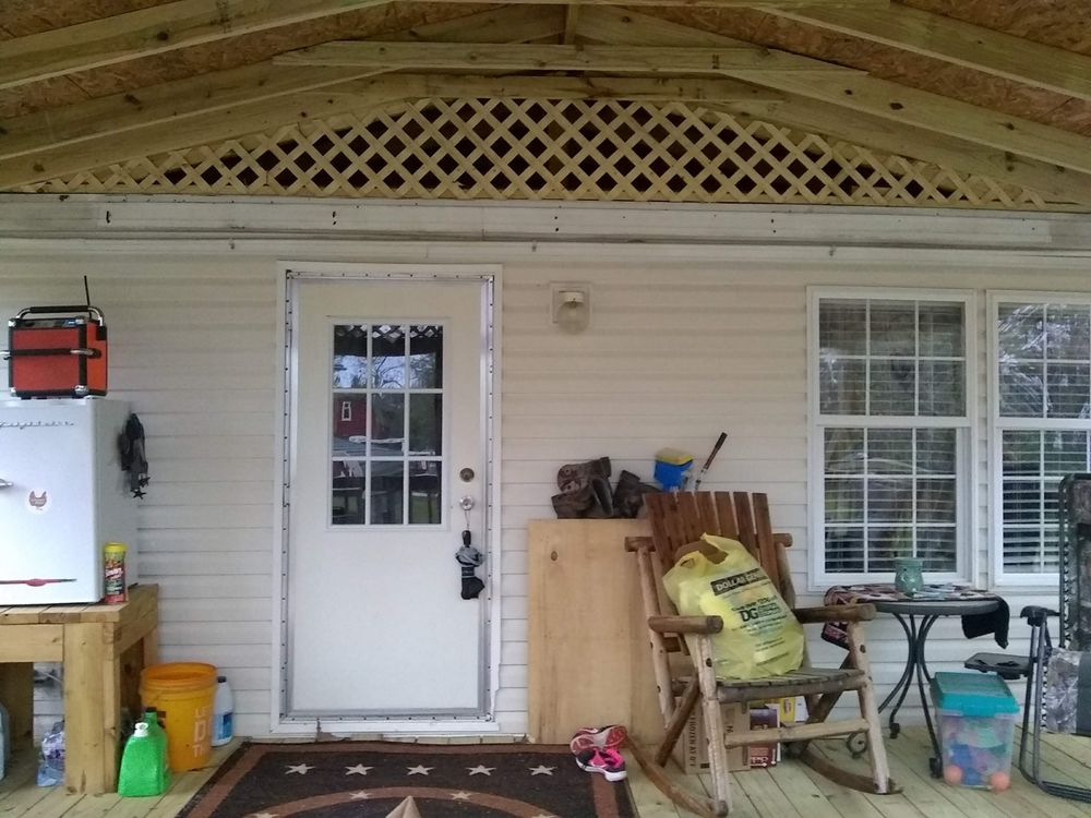 Slide of Brads mobile home repair