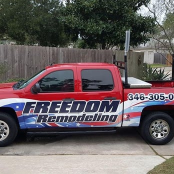 Freedom Remodeling - a truck parked in a driveway - General Contractors Near Me Freedom Remodeling - a truck parked in a driveway - General Contractors Near Me