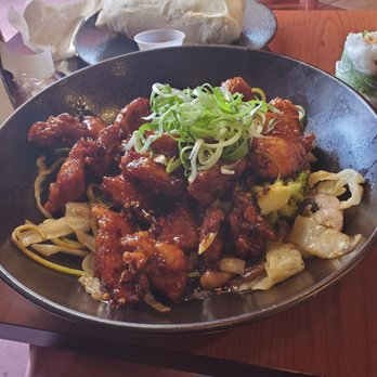 Wrap & Roll - Sriracha chicken zoodles.. so good - Asian Fusion Near Me - Pearland, Texas Wrap & Roll - Sriracha chicken zoodles.. so good - Asian Fusion Near Me - Pearland, Texas
