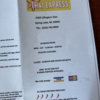 Mai’s Thai Express - Thai Near Me - Spring Lake, North Carolina Mai’s Thai Express - Thai Near Me - Spring Lake, North Carolina