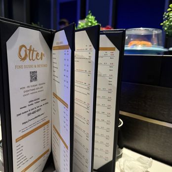 Otter Fine Sushi & Beyond - Menu. (No Need to Scan QR Code No photos) - Conveyor Belt Sushi Near Me - Fort Lee, New Jersey Otter Fine Sushi & Beyond - Menu. (No Need to Scan QR Code No photos) - Conveyor Belt Sushi Near Me - Fort Lee, New Jersey