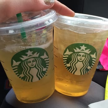 Starbucks - peach green tea lemonade and one was made wrong so they let me have both - Coffee & Tea Near Me - Aurora, Colorado