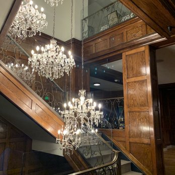 Hotel Morgan - Steps by the elevator up to the mezzanine level - Hotels Near Me - Morgantown, West Virginia