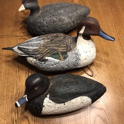 St. Simons Island Antique Show - It was impossible to leave without these beautiful decoys (my first coot, pretty rare I'd say)