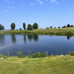 Pheasant Ridge Country Club - 2nd hole. View from the green back to the tee box