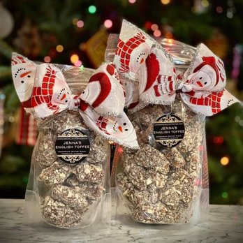 Jenna's English Toffee - two bags of toffee - Desserts Near Me Jenna's English Toffee - two bags of toffee - Desserts Near Me