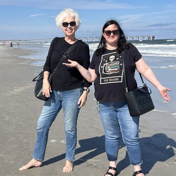Jacksonville Beach - My coworker Jann and me - Beaches Near Me - Jacksonville Beach, Florida Jacksonville Beach - My coworker Jann and me - Beaches Near Me - Jacksonville Beach, Florida