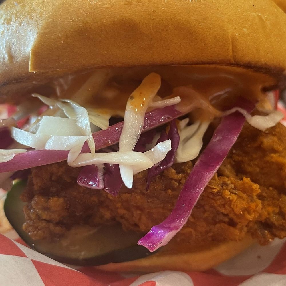 Mighty Chick Sando - Nashville chicken sandwich (level 3) - Chicken Wings Near Me - Bedford, Texas Mighty Chick Sando - Nashville chicken sandwich (level 3) - Chicken Wings Near Me - Bedford, Texas