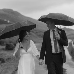 Fashion Tailoring - Avo did alterations for our suit and dress on short notice and we couldn't be happier with how our photo shoot turned out!