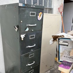 PTA Thrift Shop of La Habra - 2 vintage filing cabinets available. Asking $75 each.