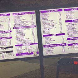The Purple Onion - Menu