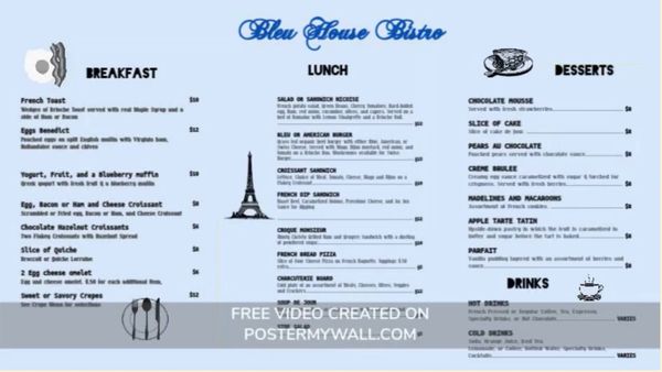 Menu photo 2 Bleu House Bistro Independence, MO