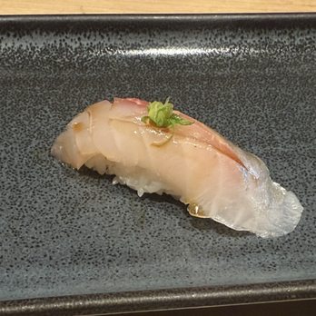 Bondi Sushi - Kanpachi - one of my favorite pieces of the afternoon. Firm flesh with good bite - Sushi Bars Near Me - New York, New York Bondi Sushi - Kanpachi - one of my favorite pieces of the afternoon. Firm flesh with good bite - Sushi Bars Near Me - New York, New York