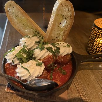 Barrique Kitchen & Wine Bar - Veal Meatballs Plate - Tapas Bars Near Me - Babylon, New York
