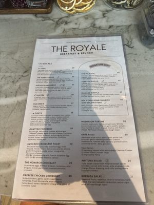 Menu photo 1 The Royale Pleasant Hill, CA Menu photo 1 The Royale Pleasant Hill, CA