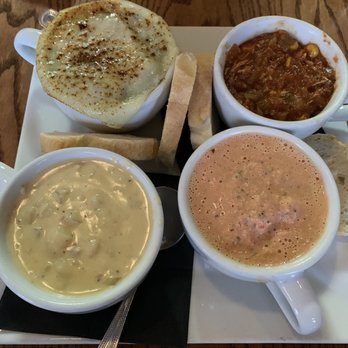 The Soup Spoon Cafe - Soup Flight - Breakfast & Brunch Near Me - Lansing, Michigan The Soup Spoon Cafe - Soup Flight - Breakfast & Brunch Near Me - Lansing, Michigan