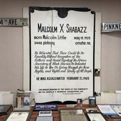 Malcolm X Memorial Foundation - Original historical marker