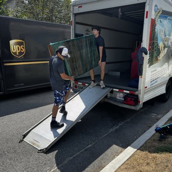 Easy Haul Services - U-Haul truck unloading for a 3 bedroom house moving - Junk Removal & Hauling Near Me