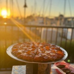 Toppers Pizza Place - Golden Hour + Pizza = Perfect view!