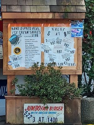 Menu photo 1 Crazy Eric's Drive Bremerton, WA