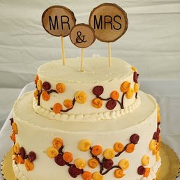 a wedding cake