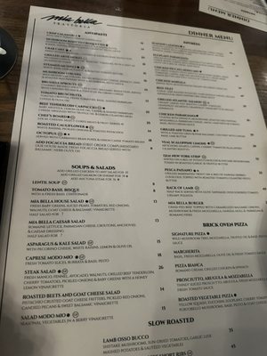 Menu photo 3 Mia Bella Trattoria Houston, TX