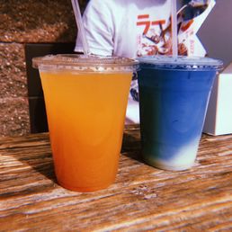 PLG Lemonade (Passion Lemon Guava) + Blue Hawaii Lemonade PLG Lemonade (Passion Lemon Guava) + Blue Hawaii Lemonade
