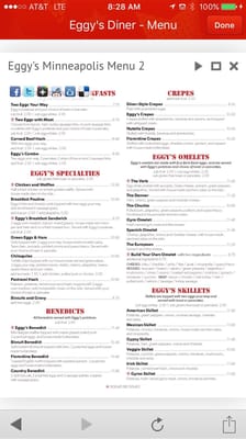 Menu photo 8 Eggy's Diner - Minneapolis Minneapolis, MN Menu photo 8 Eggy's Diner - Minneapolis Minneapolis, MN