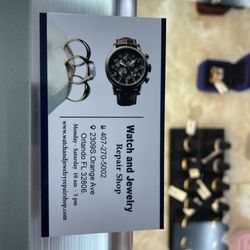 WPC Watch And Jewelry Repairs - Business card