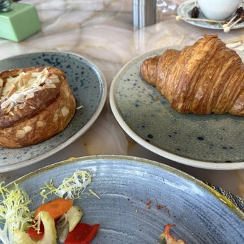 Lago - Almond danish and plain croissant - Italian Near Me - Las Vegas, Nevada