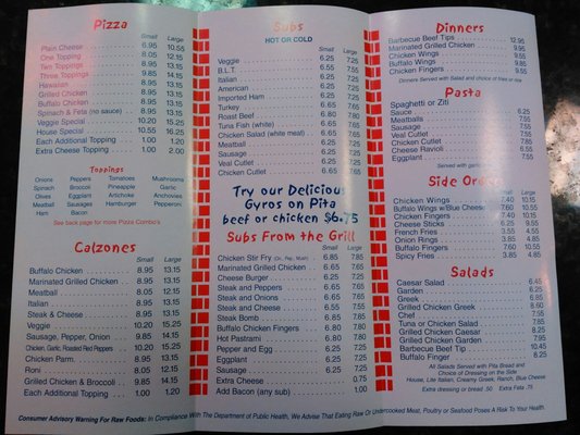 Menu photo 2 Michael's Pizza Belmont, MA Menu photo 2 Michael's Pizza Belmont, MA