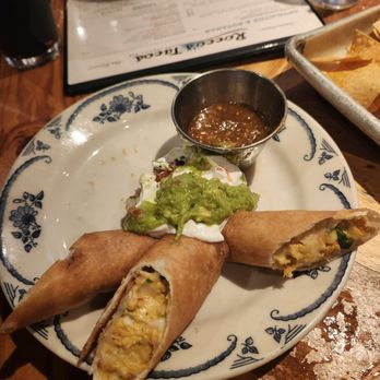 Rocco's Tacos & Tequila Bar - Flautas (partially eaten; comes with 6 pieces) - Mexican Near Me - Orlando, Florida Rocco's Tacos & Tequila Bar - Flautas (partially eaten; comes with 6 pieces) - Mexican Near Me - Orlando, Florida